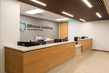 Biltmore Cardiology in Arizona, lobby, main entrance